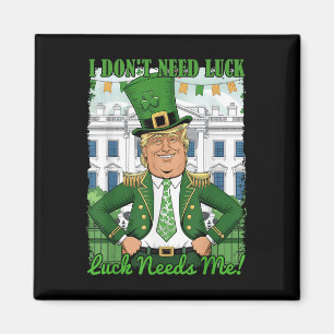 St Patricks Day Trump Republican Shamrock I Dont Magnet
