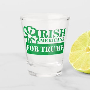 ST PATRICKS DAY TRUMP SHOT GLASS
