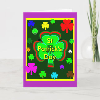 St Patrick's Day UCreate Template Purple The MUSEU