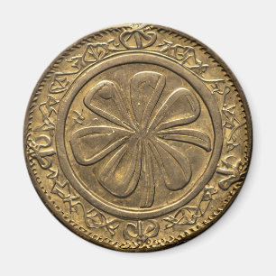 St. Patrick's Day Vintage Gold Coin Magnet