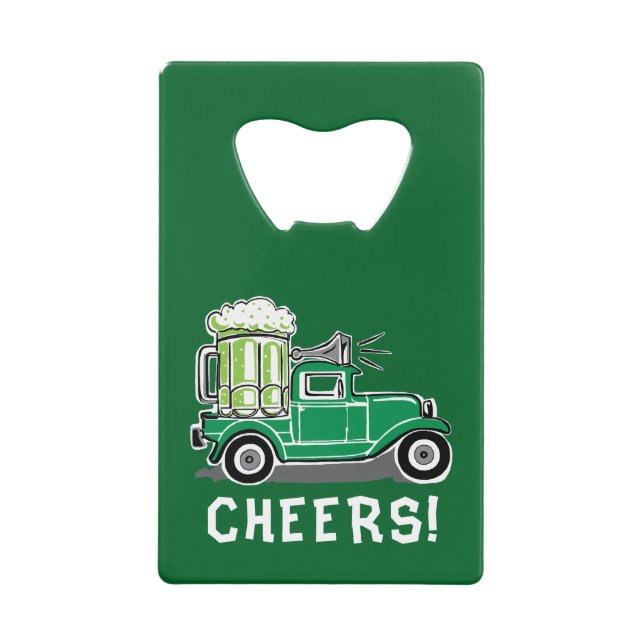 St Patrick's Day Vintage Truck Green Beer (Front)