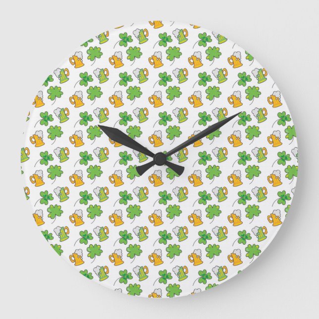 St. Patrick's Day Wall Clock (Front)