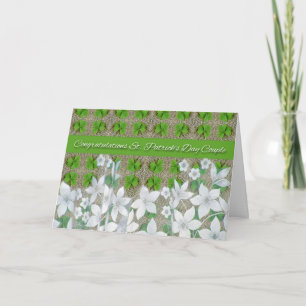 St. Patrick's Day Wedding Congratulations Card