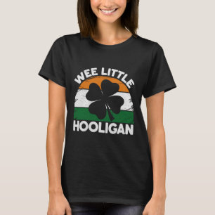 St Patricks Day Wee Little Hooligan Funny Men Boy T-Shirt