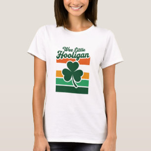 St Patricks Day Wee Little Hooligan Funny T-Shirt