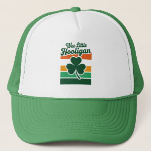 St Patricks Day Wee Little Hooligan Funny  Trucker Hat