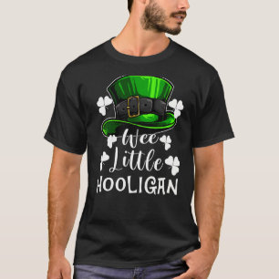 St Patricks Day Wee Little Hooligan Leprechaun Sha T-Shirt