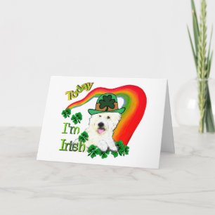 St. Patrick's Day Westie Card