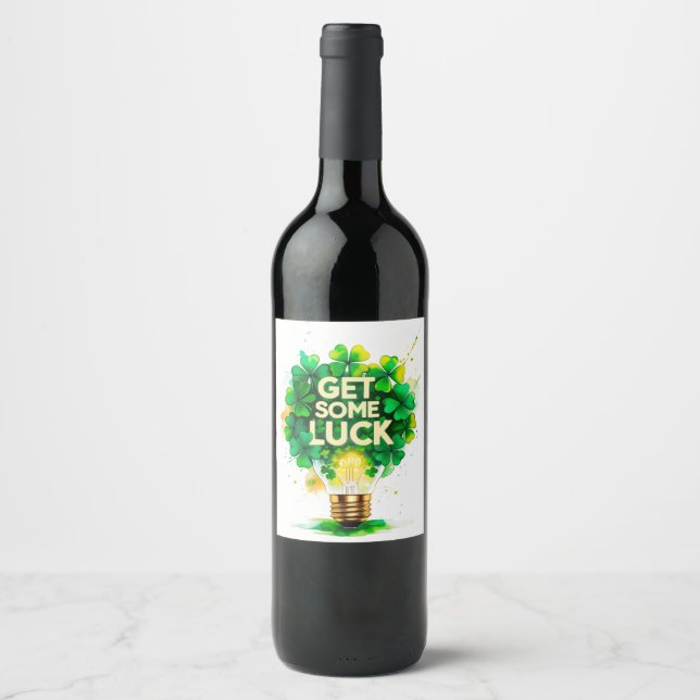 St. Patrick's Day  Wine Label (Front)