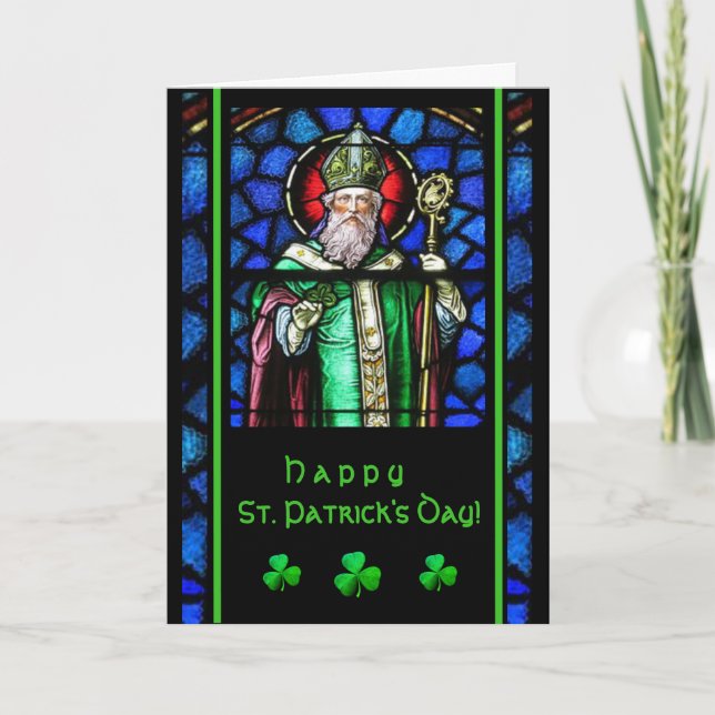 St. Patrick's Day with Prayer and Blessing Card (Front)