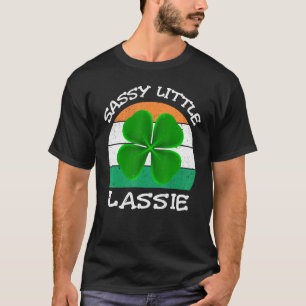 St Patricks Day  Women Baby Toddler Sassy Little L T-Shirt
