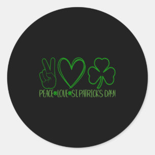 St Patricks Day Women Boys Kids Men 100 T Shirt  Classic Round Sticker