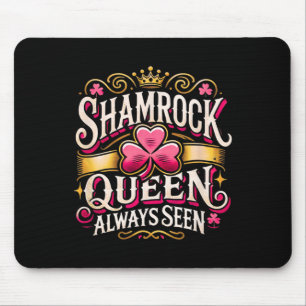 St Patricks Day Women Shamrock Queen Saint Patrick Mouse Mat