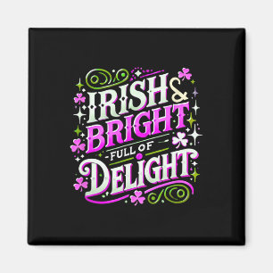 St Patricks Day Women Shamrock Saint Patricks Day Magnet