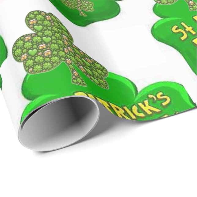 St. Patrick's Day Wrapping Paper (Roll Corner)