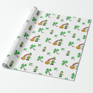 St Patrick's Day wrapping paper