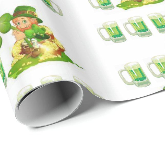 St. Patrick's Day Wrapping Paper (Roll Corner)