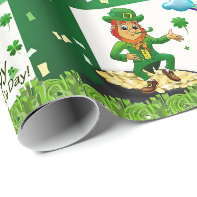 St. Patrick's Day Wrapping Paper (Roll Corner)