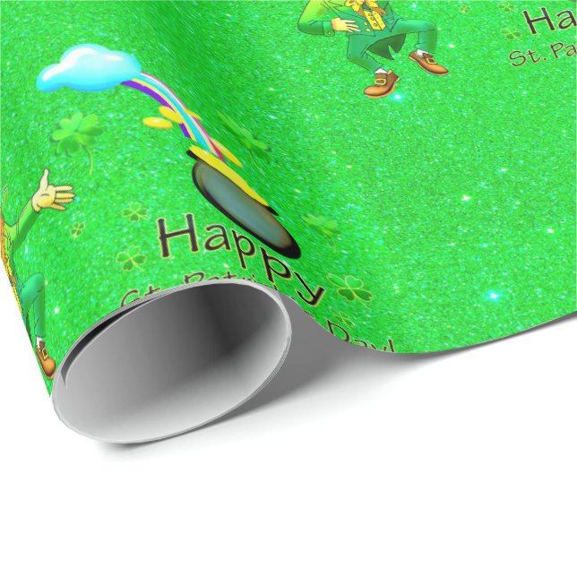 St. Patrick's Day Wrapping Paper (Roll Corner)