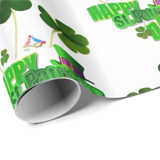 St. Patrick's Day Wrapping Paper (Roll Corner)