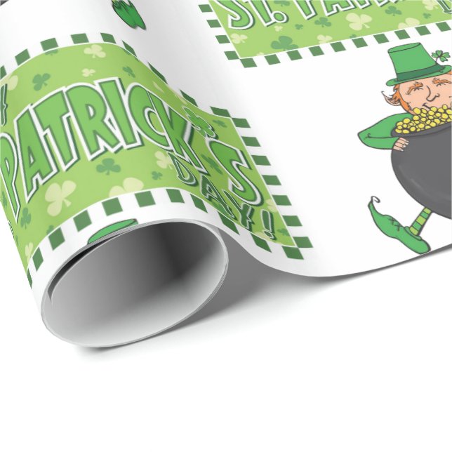 St. Patrick's Day Wrapping Paper (Roll Corner)