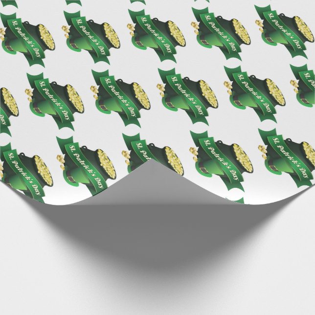 St Patrick's Day Wrapping Paper (Corner)
