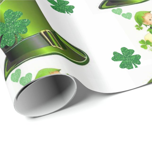 St. Patrick's Day Wrapping Paper (Roll Corner)