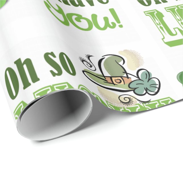 St. Patrick's Day Wrapping Paper (Roll Corner)