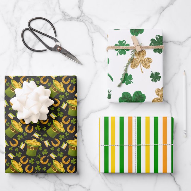 St. Patrick's Day Wrapping Paper (Front)
