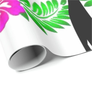 St. Patrick's Day Wrapping Paper Cat Floral