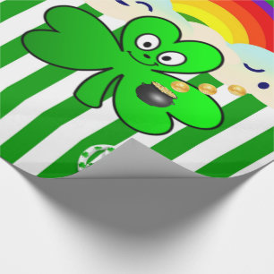 St. Patrick's Day Wrapping Paper Clover
