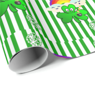 St. Patrick's Day Wrapping Paper Clover