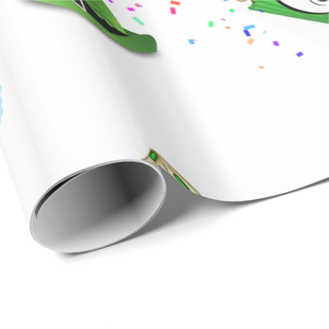 St. Patrick's Day Wrapping Paper Cupcake Rainbow (Roll Corner)