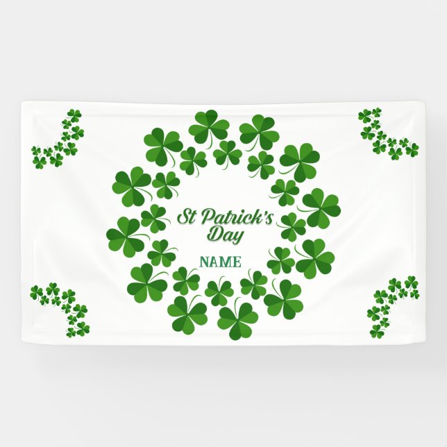 St Patrick's Day Wreath Thunder_Cove Banner (Horizontal)