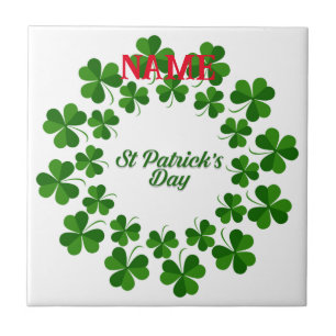 St Patrick's Day Wreath Thunder_Cove Tile