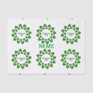 St Patrick's Day Wreath Thunder_Cove Tissue Paper