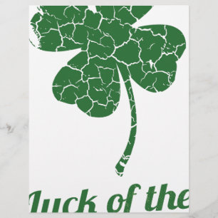 st patricks distressed lucky clover