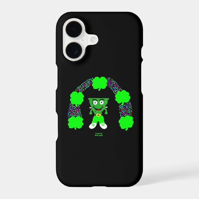 St.  Patrick's FrankenCheese Apple iPhone 11 Case (Back)