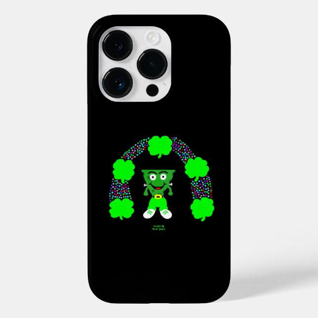 St.  Patrick's FrankenCheese Apple iPhone 14 Pro  Case-Mate iPhone Case (Back)