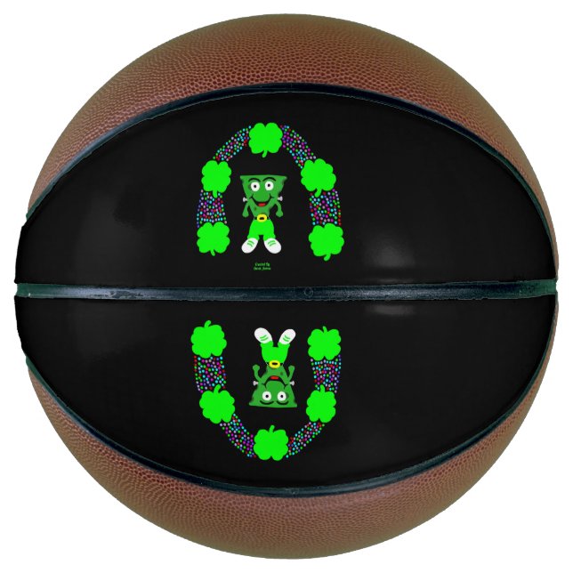St.  Patrick's FrankenCheese Basketball (Front)