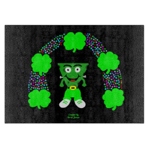 St.  Patrick's FrankenCheese Cutting Board 
