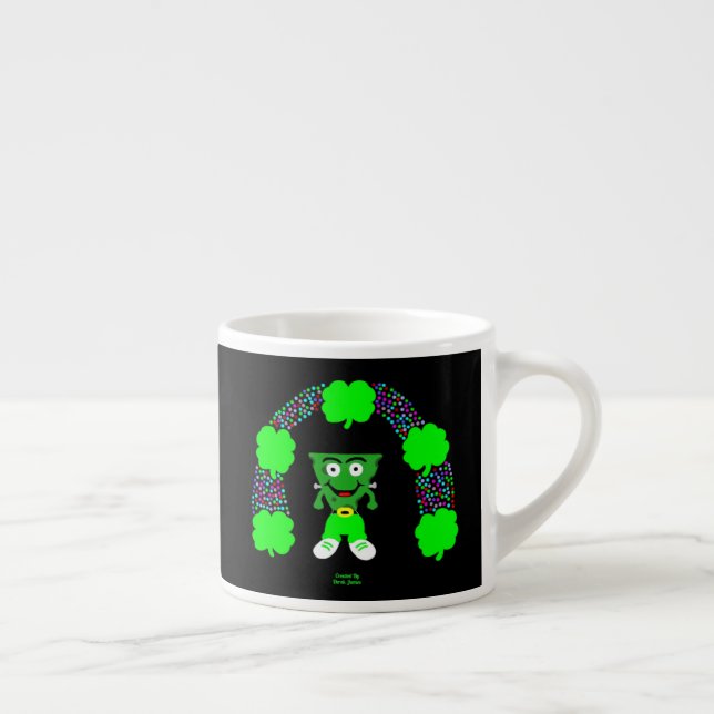 St.  Patrick's FrankenCheese Espresso Mug (Right)