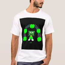 St.  Patrick's FrankenCheese Men's White T Shirt
