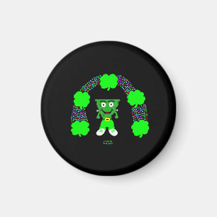 St.  Patrick's FrankenCheese Round Magnet