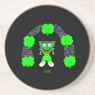 St. Patrick's FrankenCheese Sandstone Coaster