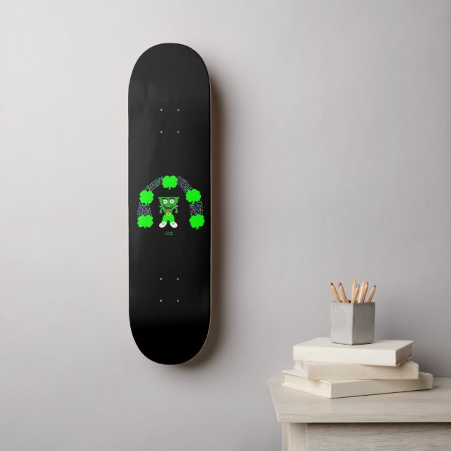 St.  Patrick's FrankenCheese Skateboard (Wall Art)