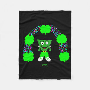 St. Patrick's FrankenCheese Small Fleece Blanket