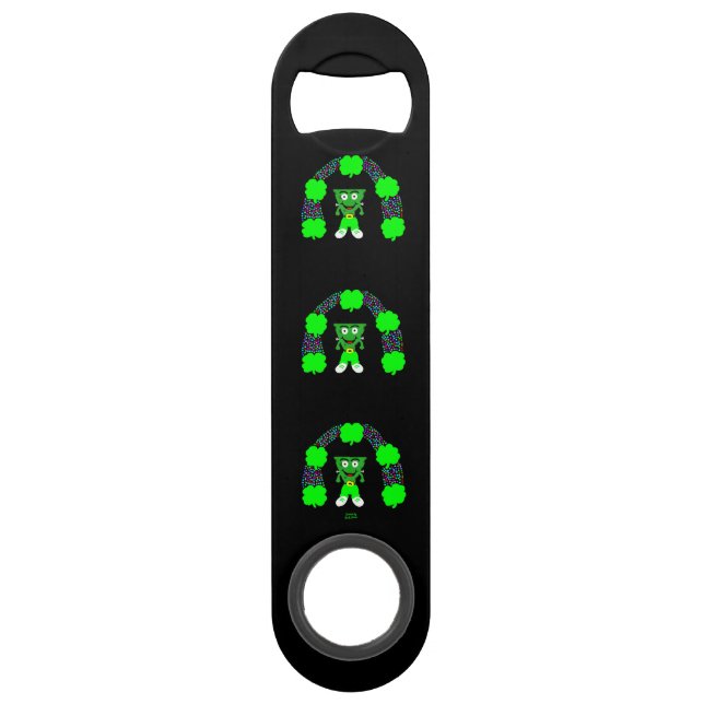 St.  Patrick's FrankenCheese Speed Bottle Opener (Front)