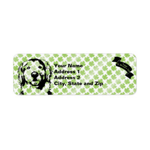 St Patricks Golden Retriever Silhouette - Corona