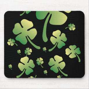 St. Patrick's Gradient Clover Mouse Mat